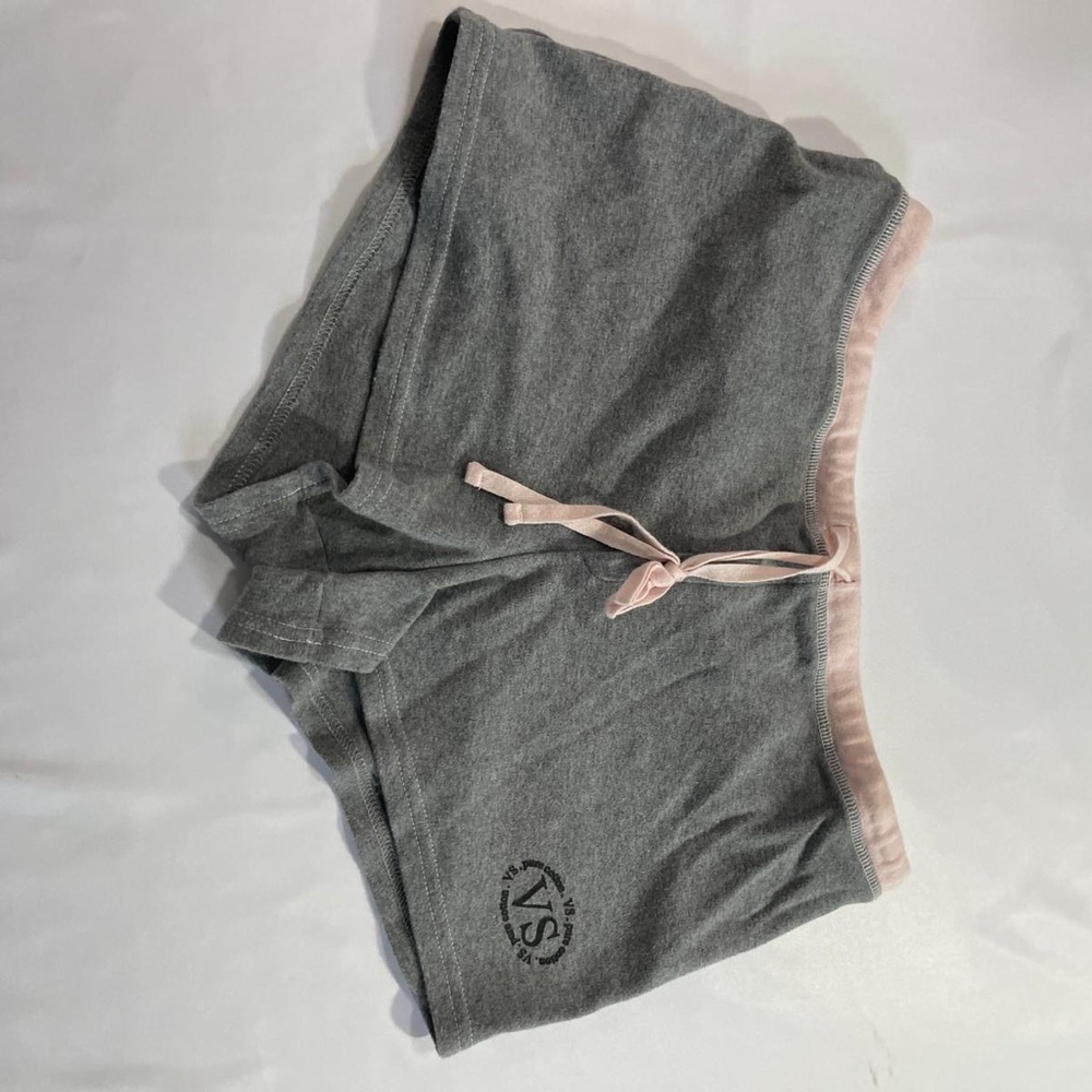 Victoria's Secret Gray and Pink Lounge Shorts